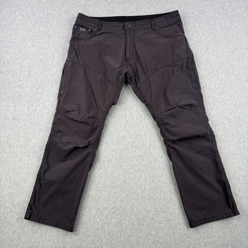 Kuhl Pants Mens 40x30 Gray Rydr Vented Knee Stretch Trail Hiking Outdoor